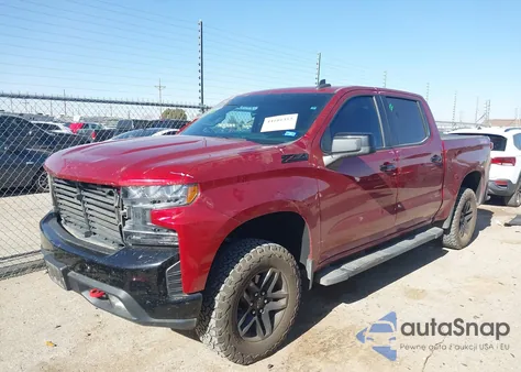 2021 Chevrolet Silverado 1500 4Wd Short Bed Lt Trail Boss z USA, uszkodzony, nr VIN 3GCPYFED8MG370927